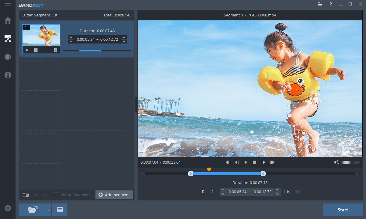 Cắt video nhanh chóng, không giảm chất lượng - Bandicut