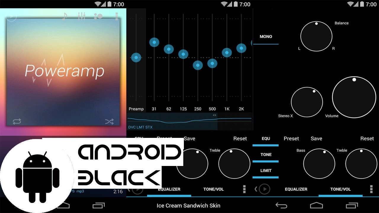 Android Black │Phần Mềm Nghe Nhạc Tốt Nhất Trên Android Giá Chỉ Bằng 3 Ly  Trà Đá (Review PowerAmp) - YouTube