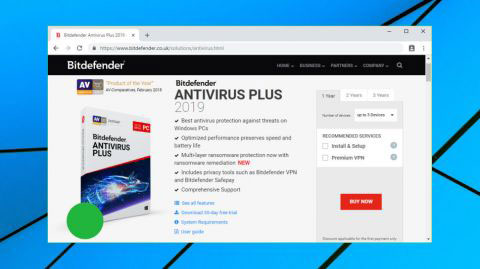 Phần mềm diệt virus Bitdefender Antivirus Plus